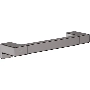 Madlo do koupelny Hansgrohe AddStoris KARTÁČOVANÝ ČERNÝ CHROM Madlo