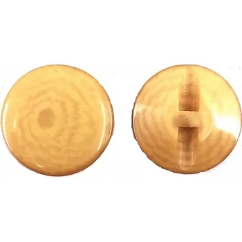 Knoflík GOM50, Knoflík, 25mm, okrová s jemným vzorem, 1ks