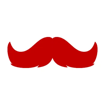 Samolepící dekorace Knír 002 movember (18 - tmavě červená) SAMOLEPKA NA AUTO, NÁLEPKA, FÓLIE, POLEP, TUNING, VLASTNÍ TEXT, TISK, AUTOSAMOLEPKY.cz, POLEPY, OBRÁZEK, LOGO, 3D STICKERS
