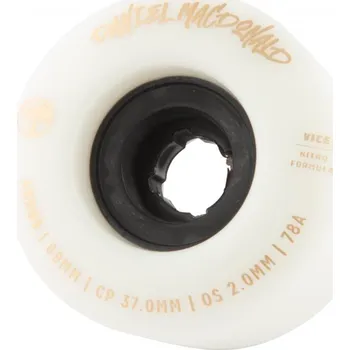 Kolečko na skateboard Arbor - Signature Wheel Vice Daniel MacDonald 69mm 78a White - kolečka (sada 4ks)