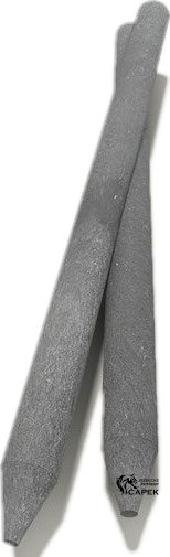 Kůl z recyklovaného plastu -ŠEDÝ- - Průměr: 65 mm - Délka: 160 cm