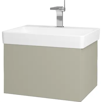 Koupelnový nábytek Dřevojas Koupelnová skříňka VARIANTE SZZ 60 pro umyvadlo Laufen Pro S - L04 Béžová vysoký lesk / L04 Béžová vysoký lesk