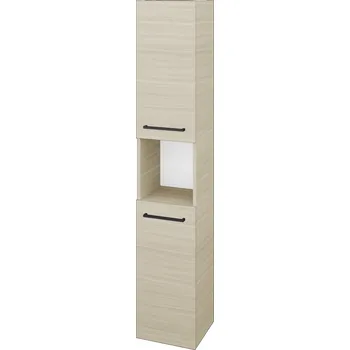 Koupelnový nábytek Dřevojas Vysoká skříň DOS SVD2O 35 - D04 Dub / Úchytka T06 / D04 Dub / Levé