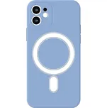 Kryt pro Apple iPhone 12 - Magsafe - silikonový - světle modrý