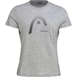 Dámské tričko Head CLUB LARA T-SHIRT WOMEN Barva: Šedá, Velikost: M