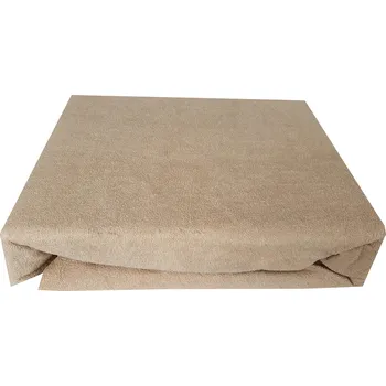 Prostěradlo Dewa Froté prostěradlo s gumičkou, rozměr 200 × 220, barva béžová -25