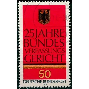 Poštovní známka (1976) MiNr. 879 - O - Německo - Federální ústavní soud Karlsruhe (1)