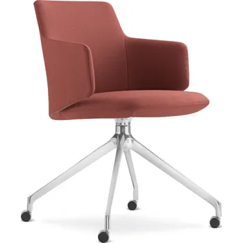 LD Seating Designové křeslo MELODY MEETING 360, F75-N6 leštěný hliník MELODY MEETING 360, F75-N6