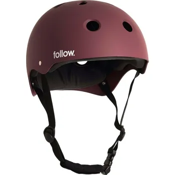 Vodácké vybavení Helma na wakeboard Follow Safety First Helmet burnt red S (50-54 cm) 2025 - Odesíláme do 24 hodin