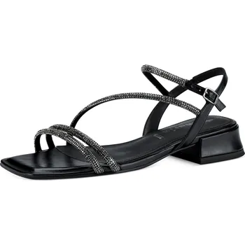 Dámské sandále DÁMSKÉ SANDÁLY TAMARIS 1-28130-20 012 ČERNÁ Barva: Černá, Velikost: 38