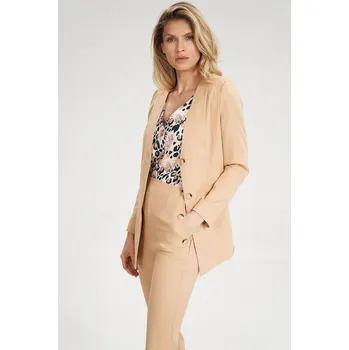 Dámské sako Dámské sako různé barvy M694 FIGL Barva: Béžová, Velikost: L