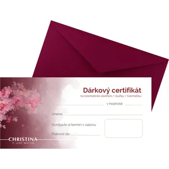 Dárkový potravinový koš Christina Cosmeceuticals Dárkový poukaz Christina v&nbsp;hodnotě 1000 Kč