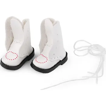 Botičky pro panenky 3,5 cm bílá