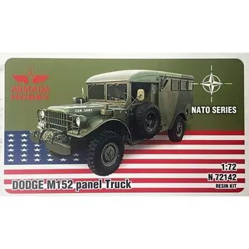 Plastikový model Armada Hobby 1/72 DODGE M152 Panel Truck (resin kit)