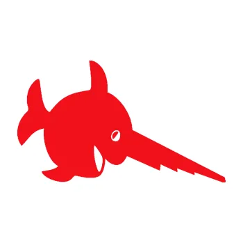 Polep vozidla SAMOLEPKA Ryba 023 piloun pravá (10 - červená) NA AUTO, NÁLEPKA, FÓLIE, POLEP, TUNING, VLASTNÍ TEXT, TISK, AUTOSAMOLEPKY.cz, POLEPY, OBRÁZEK, LOGO, SAMOLEPKY