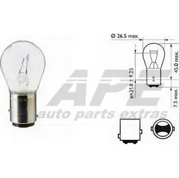 Autožárovka Mannol Žárovka P21/5W Long Life 12V 21/5W BAY15d