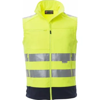reflexní vesta PAYPER TRAFFIC HiVis softshell vesta HV žlutá - v. XXXL