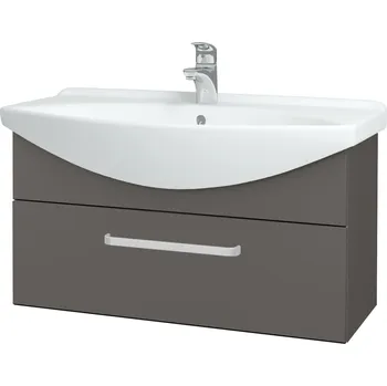 Koupelnový nábytek Dřevojas Koupelnová skříňka TAKE IT SZZ 85 - N06 Lava / Úchytka T01 / N06 Lava