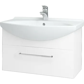 Koupelnový nábytek Dřevojas Koupelnová skříňka TAKE IT SZZ 75 - N01 Bílá lesk / Úchytka T04 / N01 Bílá lesk