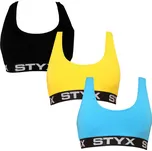 3PACK dámská podprsenka Styx sport vícebarevná (3IP96089) L Možnost vrácení zboží ZDARMA do 120 dnů!