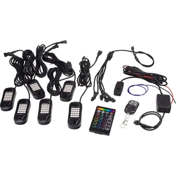 Přídavný světlomet LED podsvětlení podvozku RGB 12V, Bluetooth, 120LED