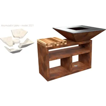 Zahradní krb VULCANUS design s.r.o. VULCANUS Grill Pro910 MasterChef - model 2021