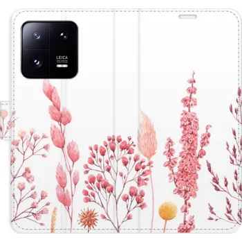 Pouzdro na mobilní telefon Flipové pouzdro iSaprio - Pink Flowers 03 - Xiaomi 13 Pro