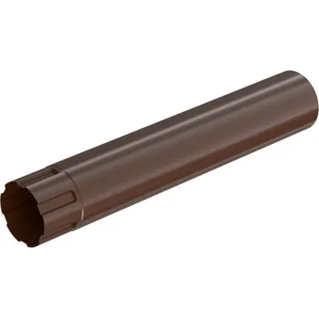 okap BRYZA Svod pozinkovaný Ø 100 mm, délka 4M, Hnědá RAL 8017