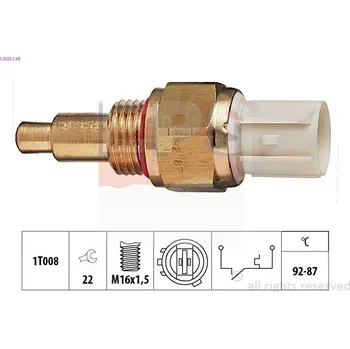 Klimatizace automobilu Teplotní spínač, větrák chladiče EPS 1.850.138