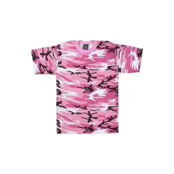 Triko dětské PINK CAMO XS - Skladem