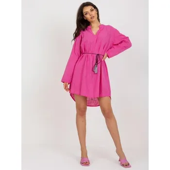 Dámské šaty Dámské šaty OCH BELLA tmavě růžové