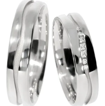 Prsten Stříbrné snubní prsteny ST-307