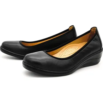 Dámské baleríny Dámské kožené baleríny 079-73221 černá WILD Barva: černá, Velikost: 39