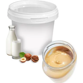 Krém nugátový Nocciobianca mléčný (světlý), Dulcistar 1 kg/kbelík