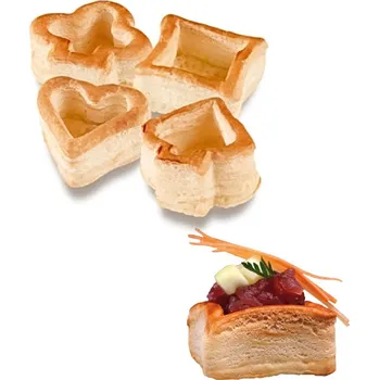 Formička Poker sada 4 formy listového těsta 4,8 cm (15 g) 160 ks