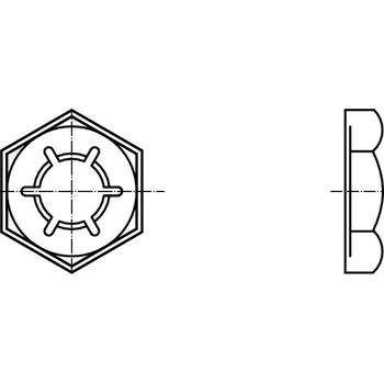 Matice PROFISTYL DIN 7967 matice šestihranná. Pojistná pozink Varianta: DIN 7967 samosvorná pojistná matice PAL ZnB M6