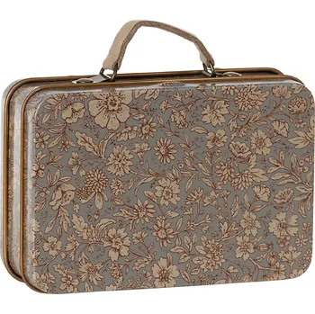 plyšák MAILEG kovový kufřík - blossom grey S23