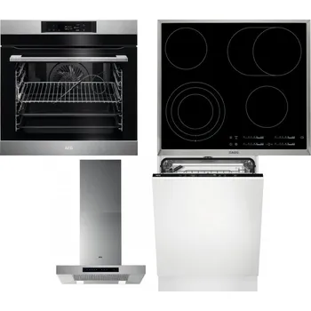 Set domácích spotřebičů AEG BPK742380M + AEG Mastery DirectTouch HK654070XB + AEG Mastery DBB5660HM + AEG FSK73607Z