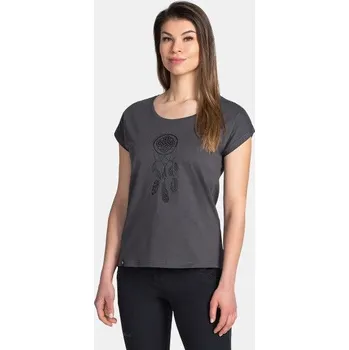 Dámské tričko KILPI ROANE-W Tmavě šedá 42