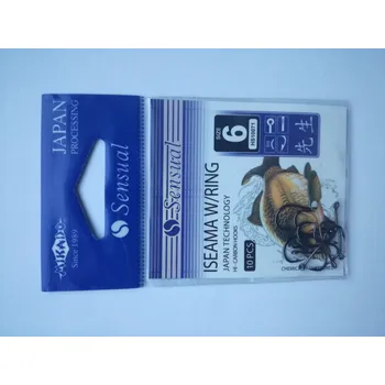 Rybářský háček Háčky Mikado-Sensual - ISEAMA W/RING č.6, očko