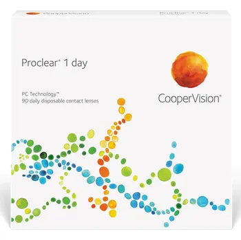 Kontaktní čočky CooperVision Proclear 1 Day (90 čoček) Dioptrie: -1,75, Průměr: +14.2, Zakřivení: +8.7