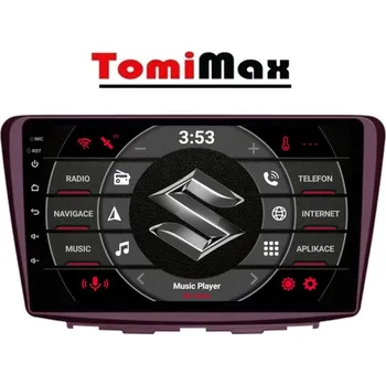 Auto Hi-Fi TomiMax Suzuki Baleno Android 14 autorádio s WIFI, GPS, USB, BT HW výbava: 4 Core 2GB+32GB LOW - Model auta: Suzuki Baleno 2015-2018, Velikost obrazovky: Dotyková obrazovka: 9"