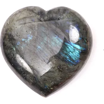 Drahý kámen Magieprirody.cz Srdce Labradorit 88x86 mm 418g přírodní kámen #K573