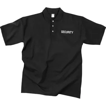 Triko s límečkem SECURITY GOLF ČERNÁ S - Není skladem