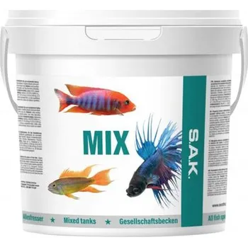 Krmivo pro rybičky SAK Mix Granulat 3400ml/1500g varianta SAK Mix - velikost 0 - pro ryby 2-3cm