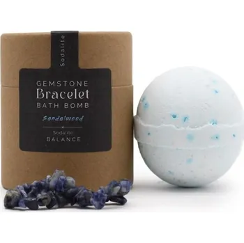 bomba do koupele AWM, Ltd, S3 8AL Šumivá Bomba do Koupele s Náramkem - Sodalit v dárkovém balení