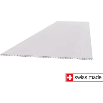 Průsvitná krytina Polykarbonátová deska Macrolux komorová 4 mm čirá Délka: 2000, Šířka: 2100