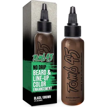 Barva na vlasy Barva na vlasy a vousy TOMB45 Beard & line-up color Brown/Black 60 ml