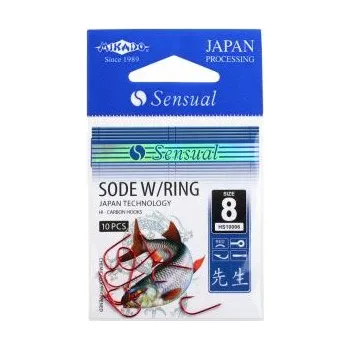 Rybářský háček Háčky Mikado-Sensual - SODE W/RING č. 10, očko
