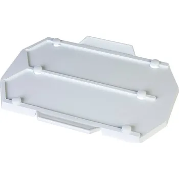 Úložný box Základová deska pro 2 stojany na zkumavky, PP, Rozměry v x š x d [mm]: 13,5 x 156 x 202, k produktu: Stojan na zkumavky, vhodný do vodní lázně, PP